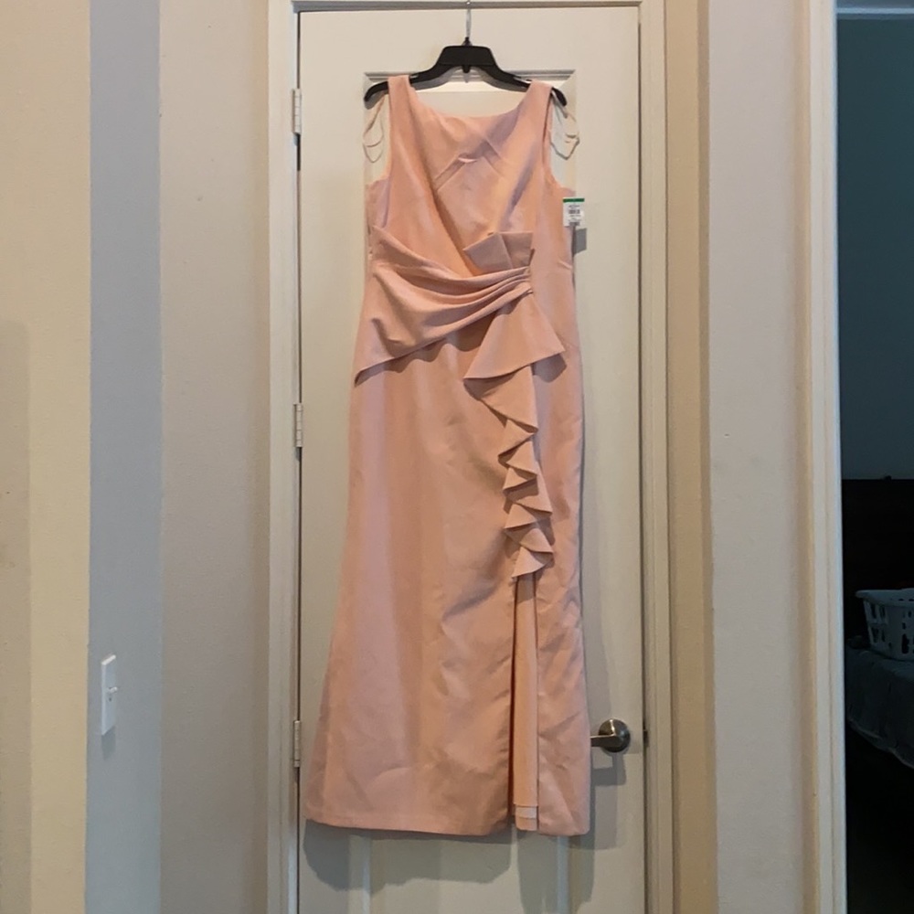 Eliza J Ruffle Front Gown
